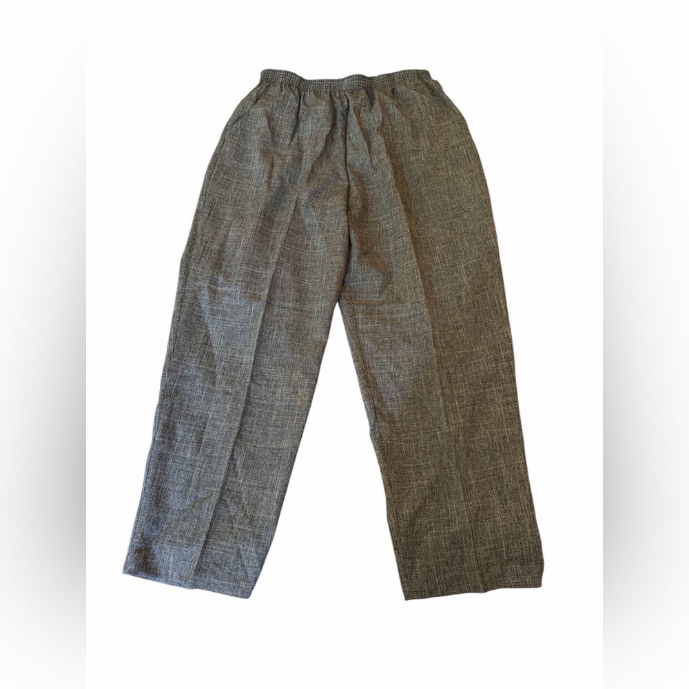 Women's Briggs New York‎ Gray Casual Pull On Pants Size 18 Plus Size